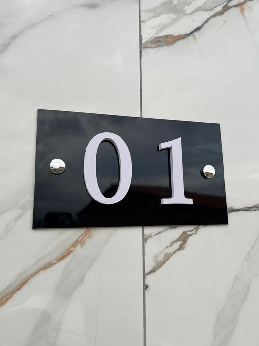 Número Residencial PVC (FRETE GRATIS)