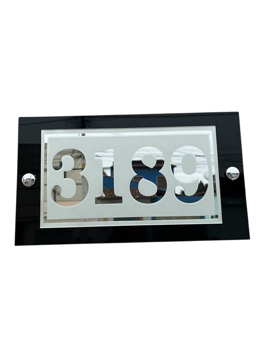 Número Residencial - Design Espelhado (FRETE GRÁTIS)