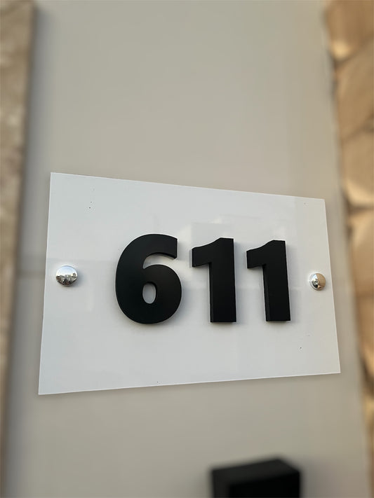 Número Residencial PVC (FRETE GRATIS)