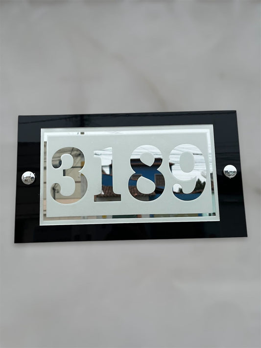 Número Residencial - Design Espelhado (FRETE GRÁTIS)