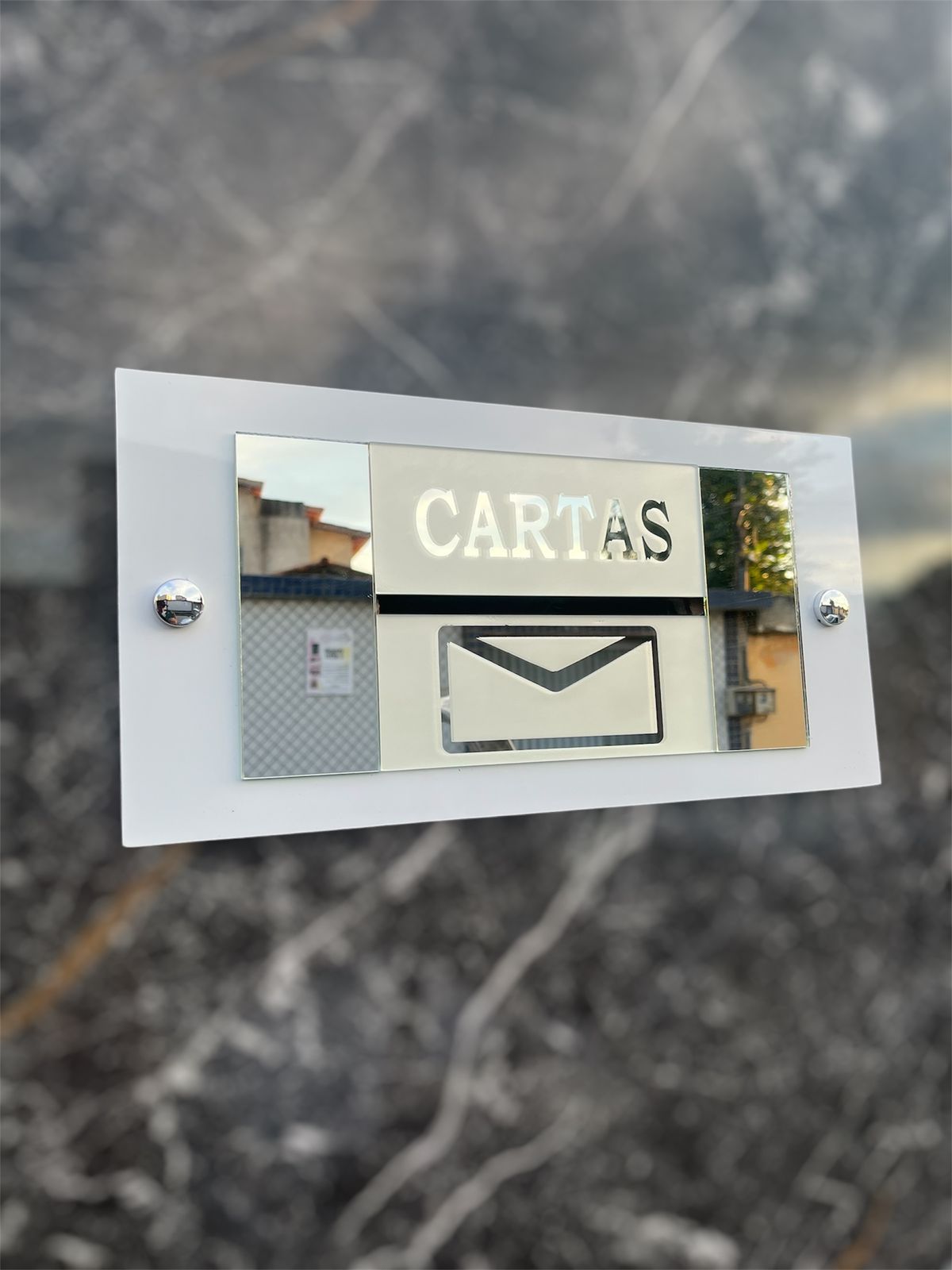 Tampa do Carteiro – Acabamento Moderno para Caixas de Correio (FRETE GRÁTIS)