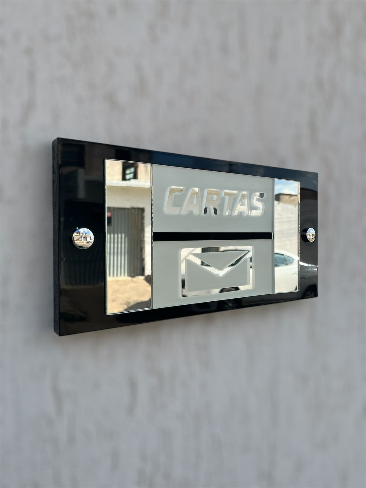 Tampa do Carteiro – Acabamento Moderno para Caixas de Correio (FRETE GRÁTIS)