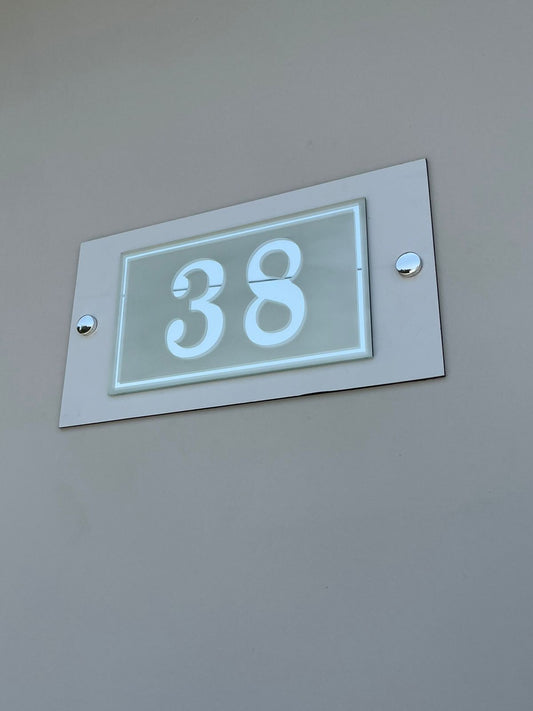Número Residencial - Design Espelhado (FRETE GRÁTIS)