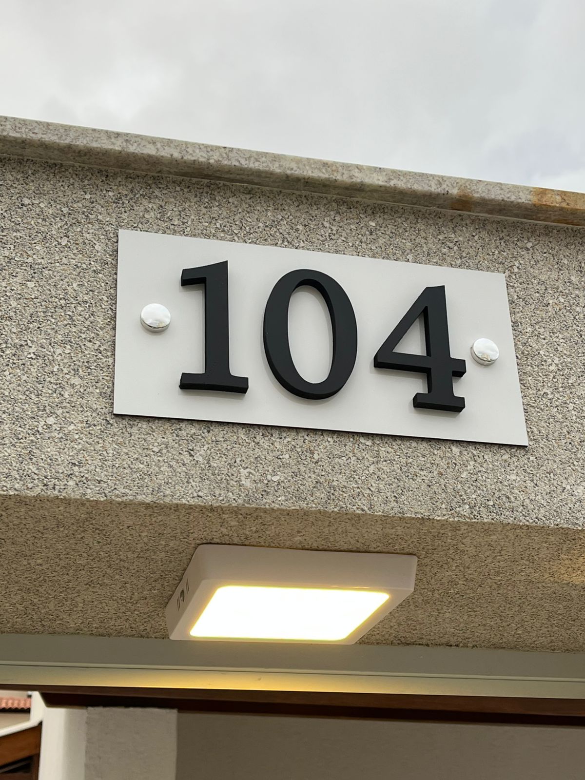 Número Residencial PVC (FRETE GRATIS)