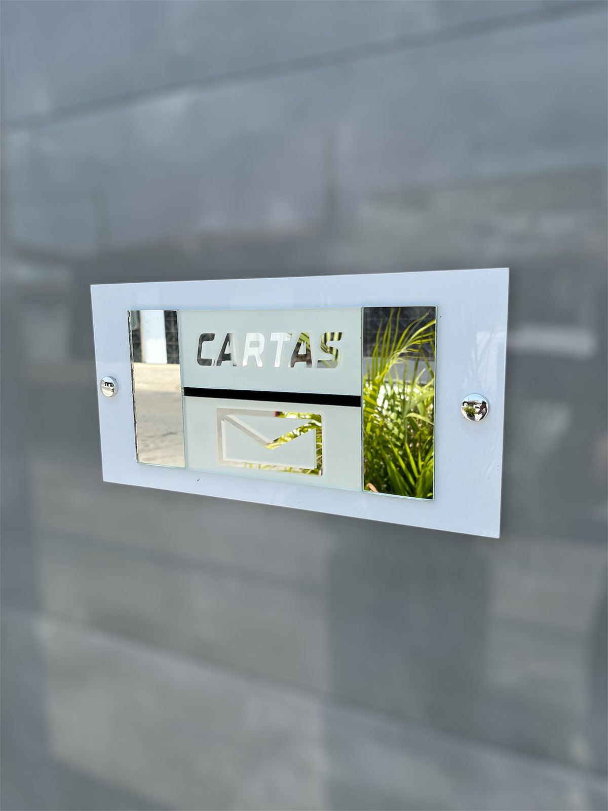 Tampa do Carteiro – Acabamento Moderno para Caixas de Correio (FRETE GRÁTIS)