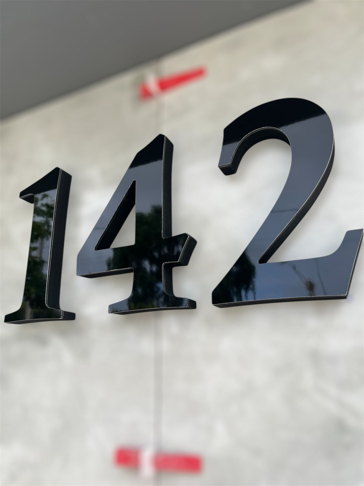 ÚMEROS RESIDENCIAIS 20 cm — PVC + ACM Premium (1ALGARISMO)