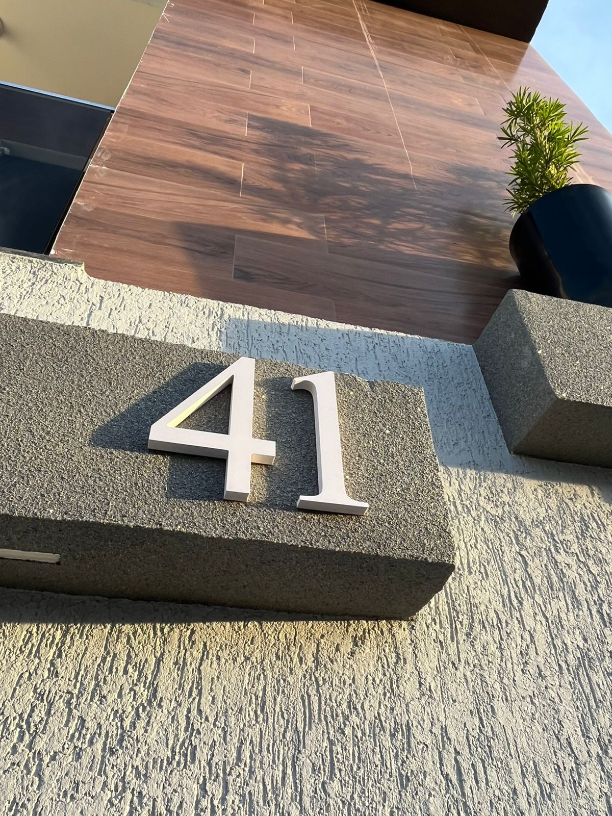 ÚMEROS RESIDENCIAIS 20 cm — PVC + ACM Premium (1ALGARISMO)